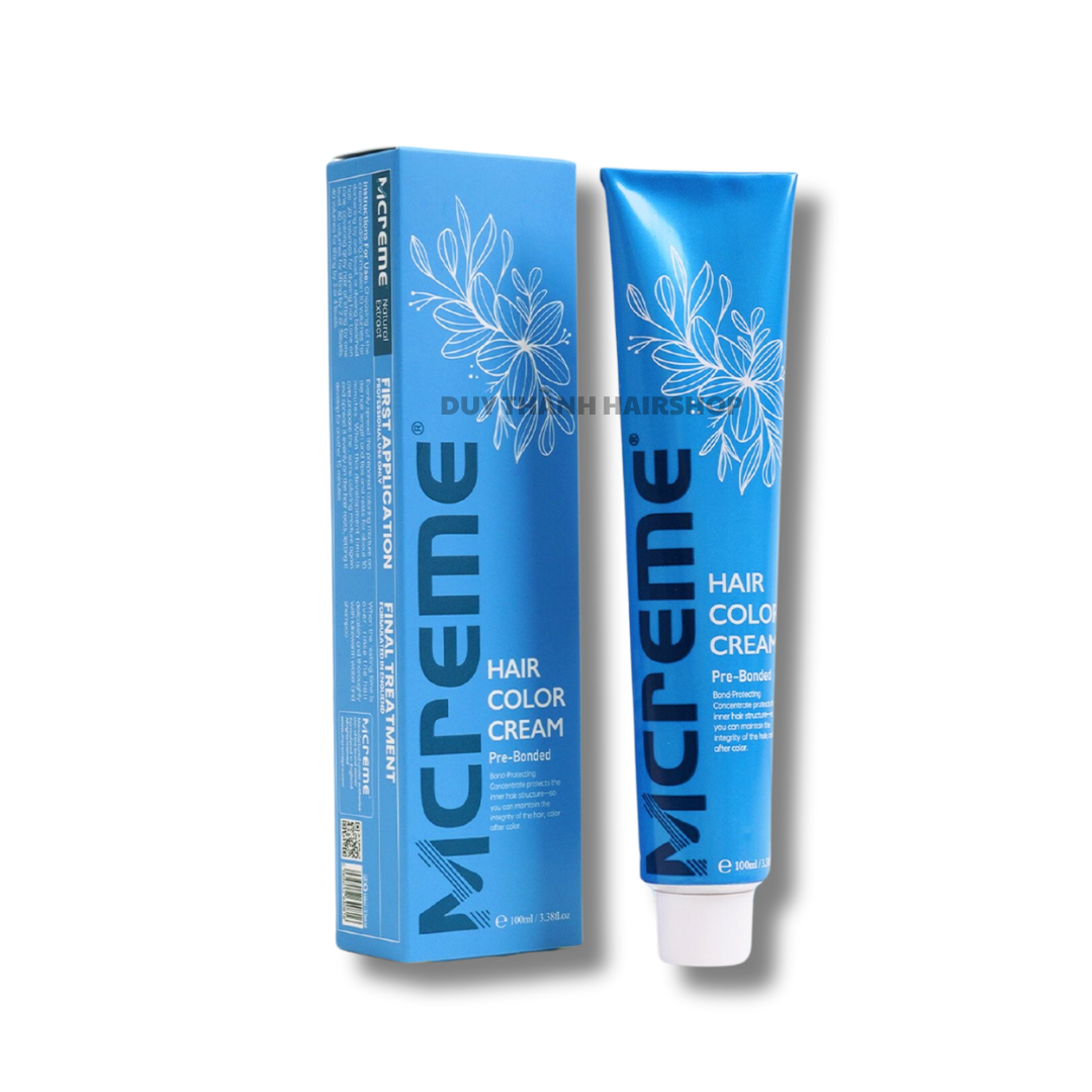 Thuốc Nhuộm Tóc MCREME Chính Hãng 100ml – Màu Nhuộm Công Nghệ Châu Âu, Lên Màu Chuẩn, Bền Đẹp Ít Mùi