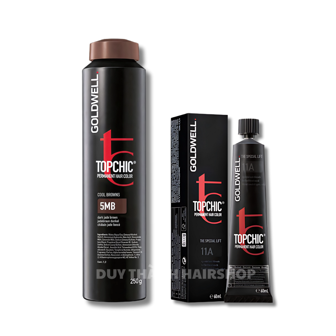 MÀU NHUỘM CAO CẤP GOLDWELL TOPCHIC THỜI TRANG ỐNG 250ML màu nhuộm cao cấp nhập khẩu Đức
