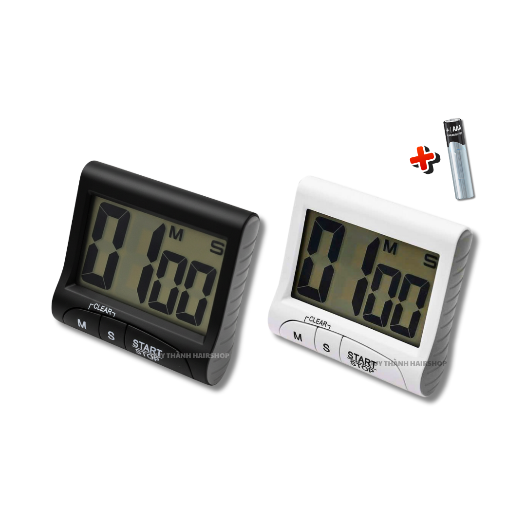 Đồng Hồ Hẹn Giờ Điện Tử (Kèm Pin) Cho Dịch vụ Salon Thiết Kế Đẹp, Chính Xác, Dễ Dùng