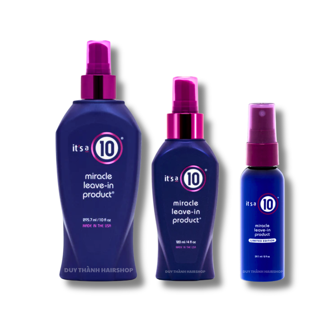 Xịt Dưỡng Diệu Kỳ It's A 10 Miracle Leave-In Product - 10 Công Dụng Phục Hồi Tóc Hư Tổn