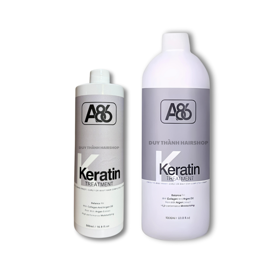 Keratin A86 Phục Hồi Tóc Chính Hãng 500ml/1000ml – Phục Hồi Tóc Nát, Tóc Nhũn Bền 3 Tháng