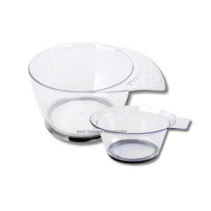 Bát Nhuộm Trong Suốt Cao Cấp 300ml/600ml - Nhựa Cao Cấp, Bền Đẹp, Dễ Vệ Sinh