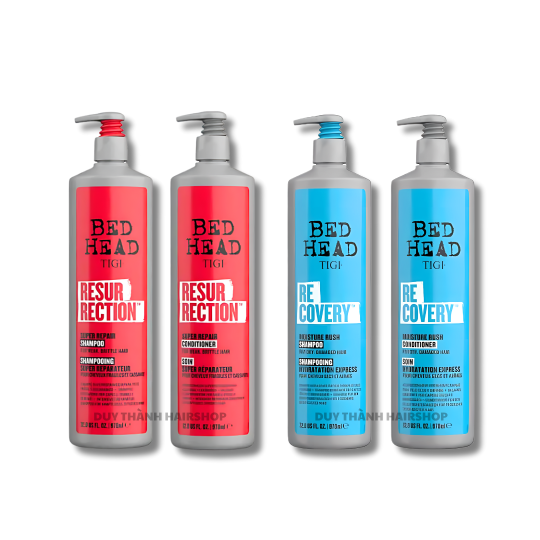 Bộ Dầu Gội Xả TIGI BED HEAD Chính Hãng 400ml/970ml – Phục Hồi Và Dưỡng Ẩm Chuyên Sâu Cho Tóc Hư Tổn