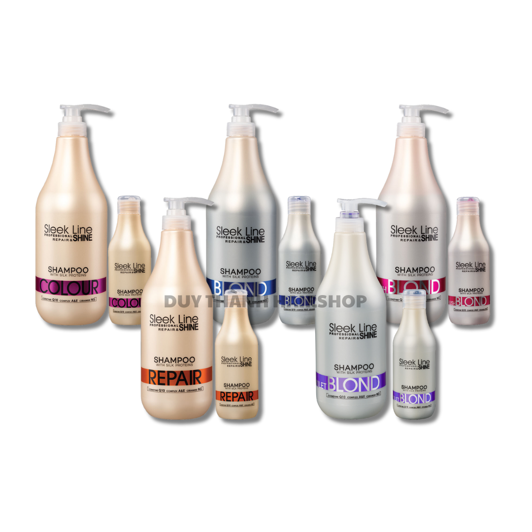 Dầu Gội Mặt Nạ Bù Ánh Sắc Stapiz Chính Hãng 300ml/1000ml – Khử Vàng, Bù Màu Hồng, Tím, Blue, Xuất Xứ Ba Lan