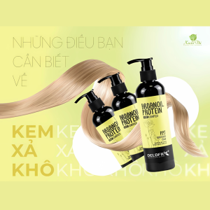 xả khô giữ nếp delofil