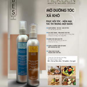 Xả Khô Mỡ Dưỡng Tóc Bes Hergen 300ml  – Phục Hồi Tóc Khô Xơ, Hư Tổn, Giữ Nếp Tóc Xoăn