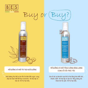 Xả Khô Mỡ Dưỡng Tóc Bes Hergen 300ml  – Phục Hồi Tóc Khô Xơ, Hư Tổn, Giữ Nếp Tóc Xoăn