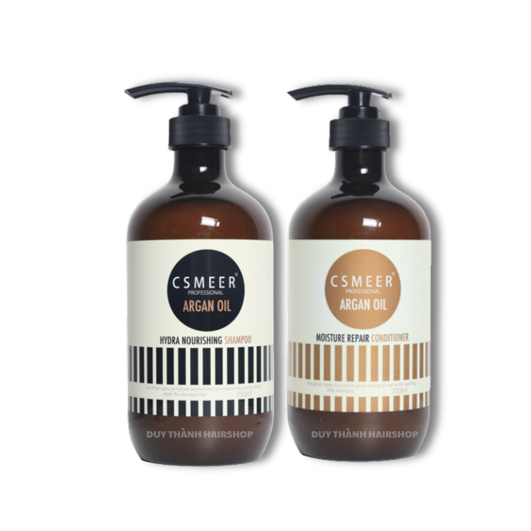CSMEER Bộ Dầu Gội  - Dầu Xả Phục Hồi Tóc Khô Sơ CSMEER ARGAN OIL 500ml/750ml