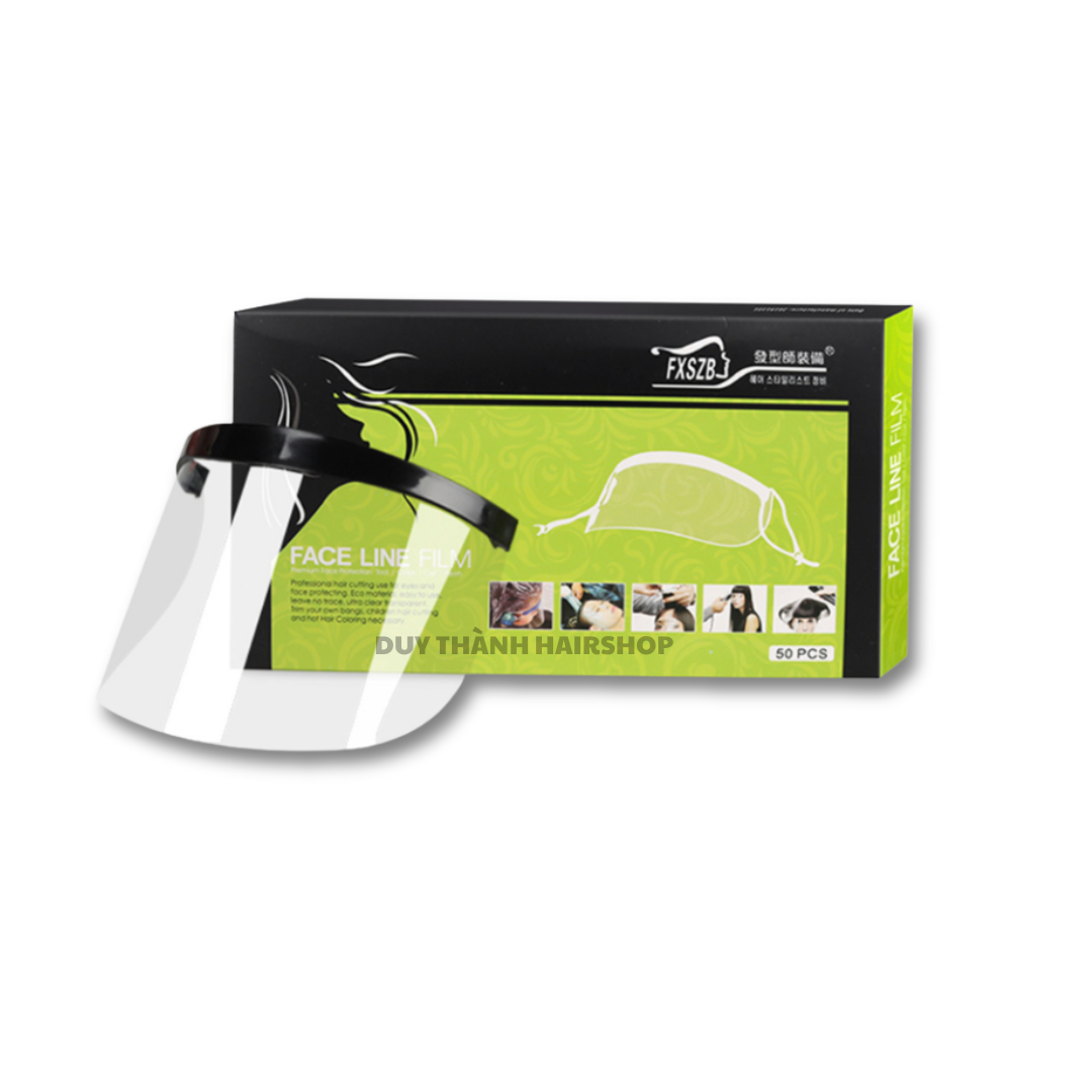 Tấm Che Bảo Vệ Mắt Khi Làm Tóc - Chất Liệu Nhựa Trong Suốt Cao Cấp, Chống Hơi Sương Hiệu Quả