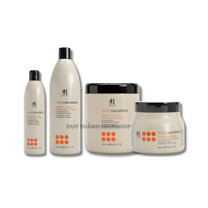 Gộ Mặt Nạ RR Line Real star Real Macadamia 500ml/1000ml Giảm Dầu, Phục Hồi Mềm Mượt Tóc